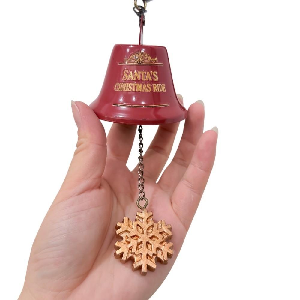 Power-Free Santa Claus Wall Bell Reindeer 3D Wall-mounted Bell Christmas Door Bell Entryway Decor