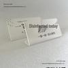 Daily Disinfected Sign for Beauty Salons: Single Use Sign to Remind Sheet Change and Disinfection Protocol