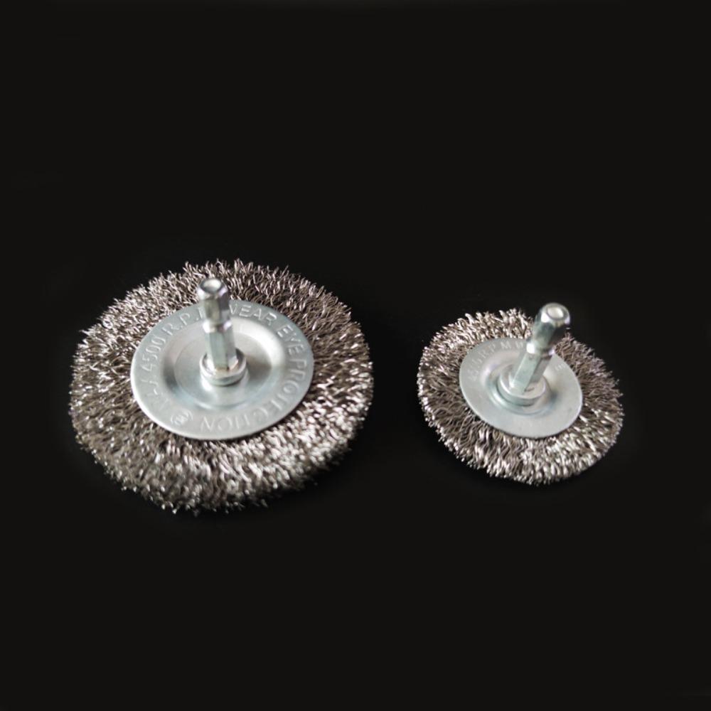 Stainless Steel Stainless Steel Wire Wheel Brush Corrosion Wood Polishing Wire Brush for Drill Paint Removal Rust Removal