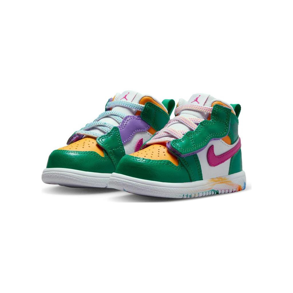 Air Jordan 1 Mid ALT TD Malachitowy Biały Uniwersytecki Złoty Aktywny Różowy DZ5536-300