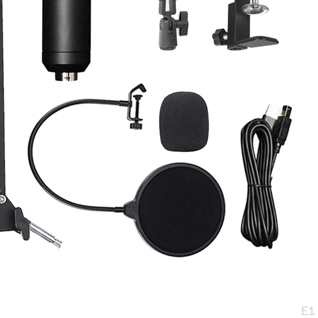Podcast Kit, USB Condenser Studio Microphone, Interface,
