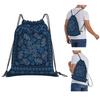 Mochilas Estilo Bandana Paisley Modernas Bolsas com Cordão Moda Bolsa Esportiva Bolsas para Livros para Viagem Estudantes