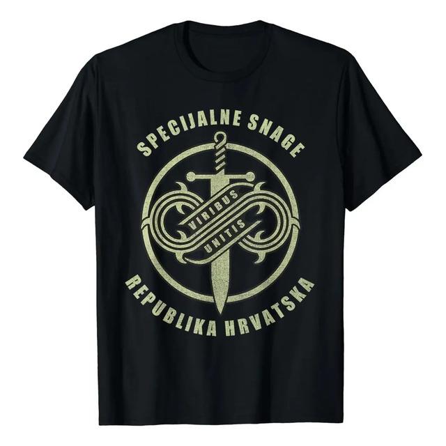 Camiseta De Las Fuerzas Especiales De La República De Croaci S