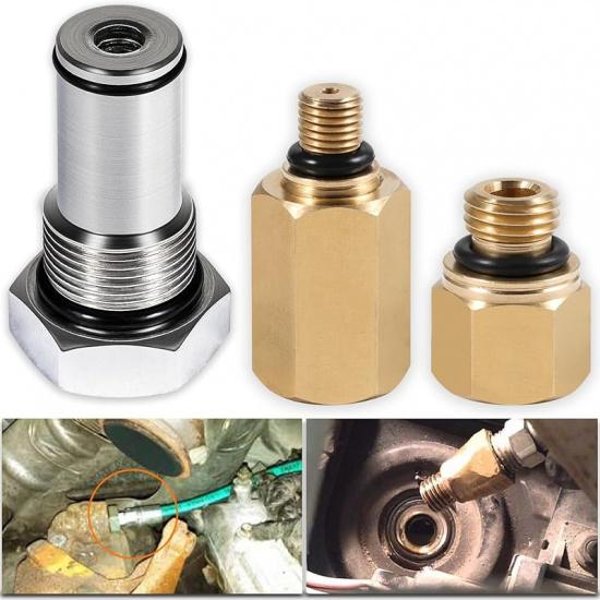 Bonbo 6.0 IPR Valve Socket & Oil Rail Adapters Kit & 6.0 High Pressure Oil Pump IPR Valve Air Test Fitting Tool With Seal Kit, Fits For Ford 6.0L