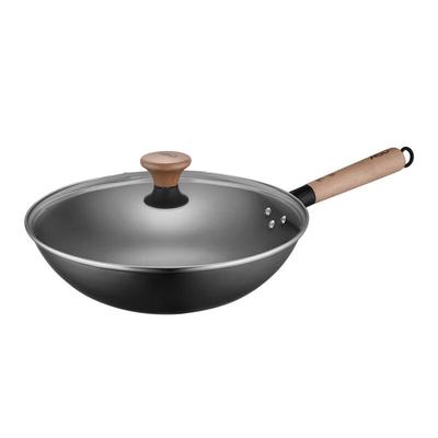 Real Iron Non-stick Wok with Lid