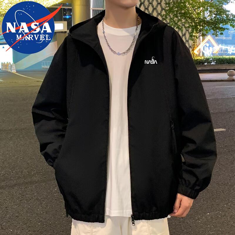 NASA MARVEL Unisex Hooded Casual Outdoor Jacket