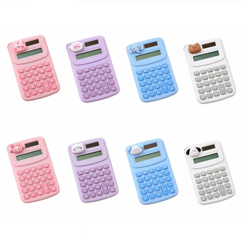 Cute Mini Calculator Plastic Accounting Calculator High-quality Math Calculator  Shop
