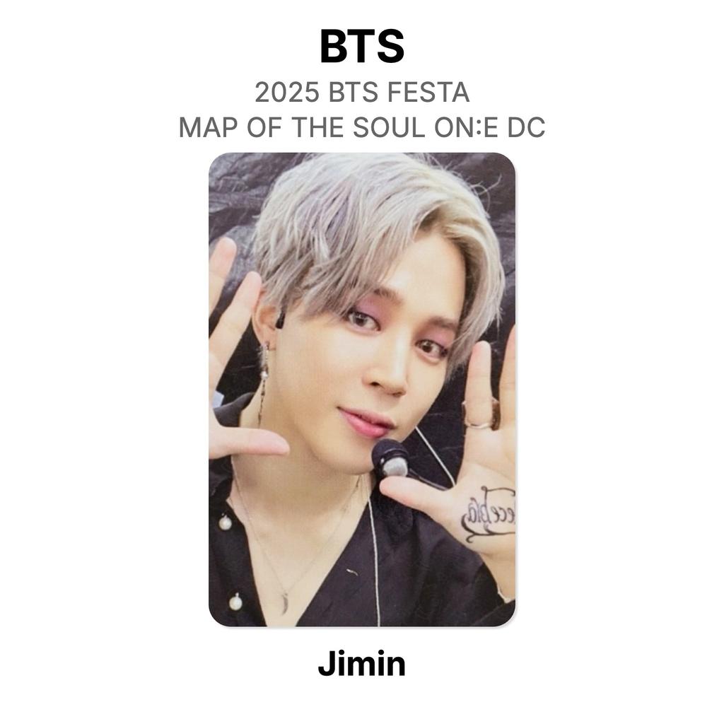 BTS 2025 BTS FESTA BTS MAP OF THE SOUL ON:E DC Official Photocard