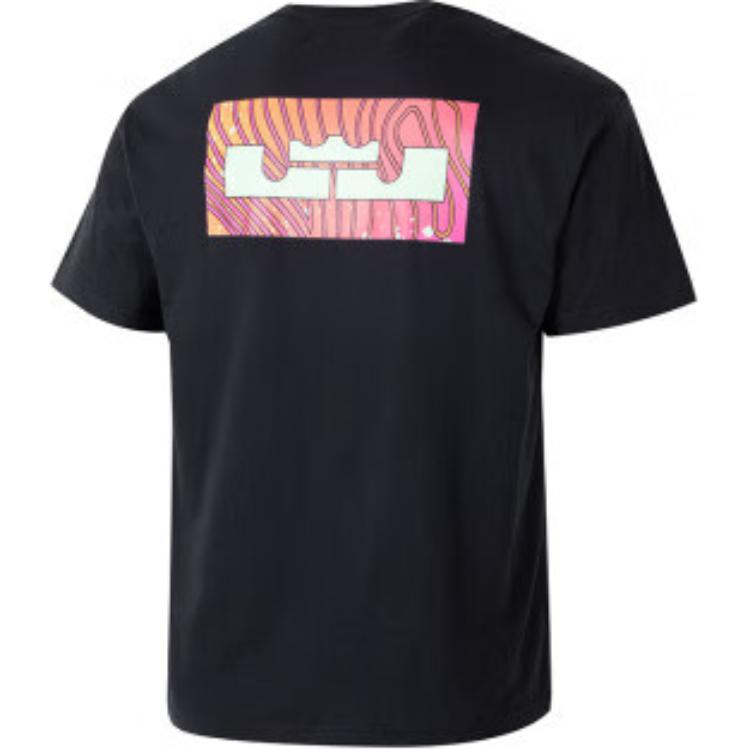 Nike Logo Print Loose Casual Running Fitness Training Comfortable Breathable Crew Neck Short Sleeve T-Shirt Men Tops Black FV8407010