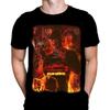 Dream Warriors Mens T-Shirt Gothic Horror Print, Black Cotton T-Shirt, Movie Poster Tee