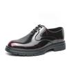 Cheap Red Leather Shoes Men's Brock Business Wear Derby Shoes Height Gain Casual British Wedding Groom Shoes 3277