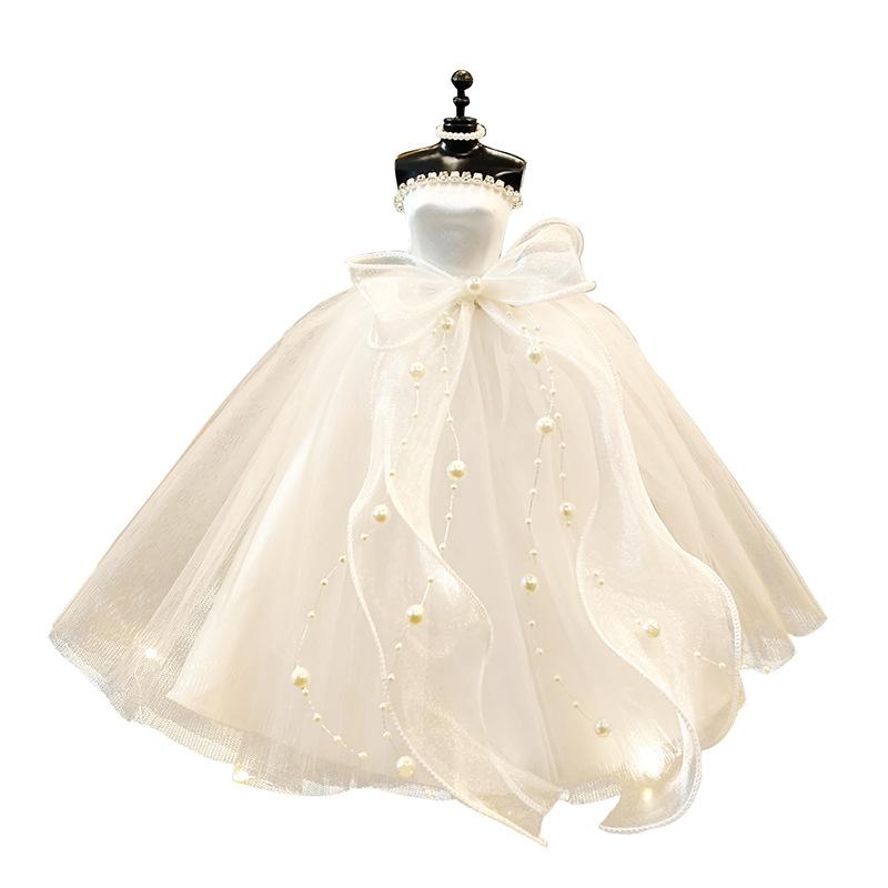 Mini-Hochzeitskleid für Puppen, Hochzeitsdekorationen, Modell, kleines Kindergeschenk, Weihnachtsgeschenk für die Freundin