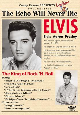 DVD ELVIS PRESLEY - Echo Will Never Die HMBR1030 HAPPINET PICTUR 2005 Japan Music Video Used