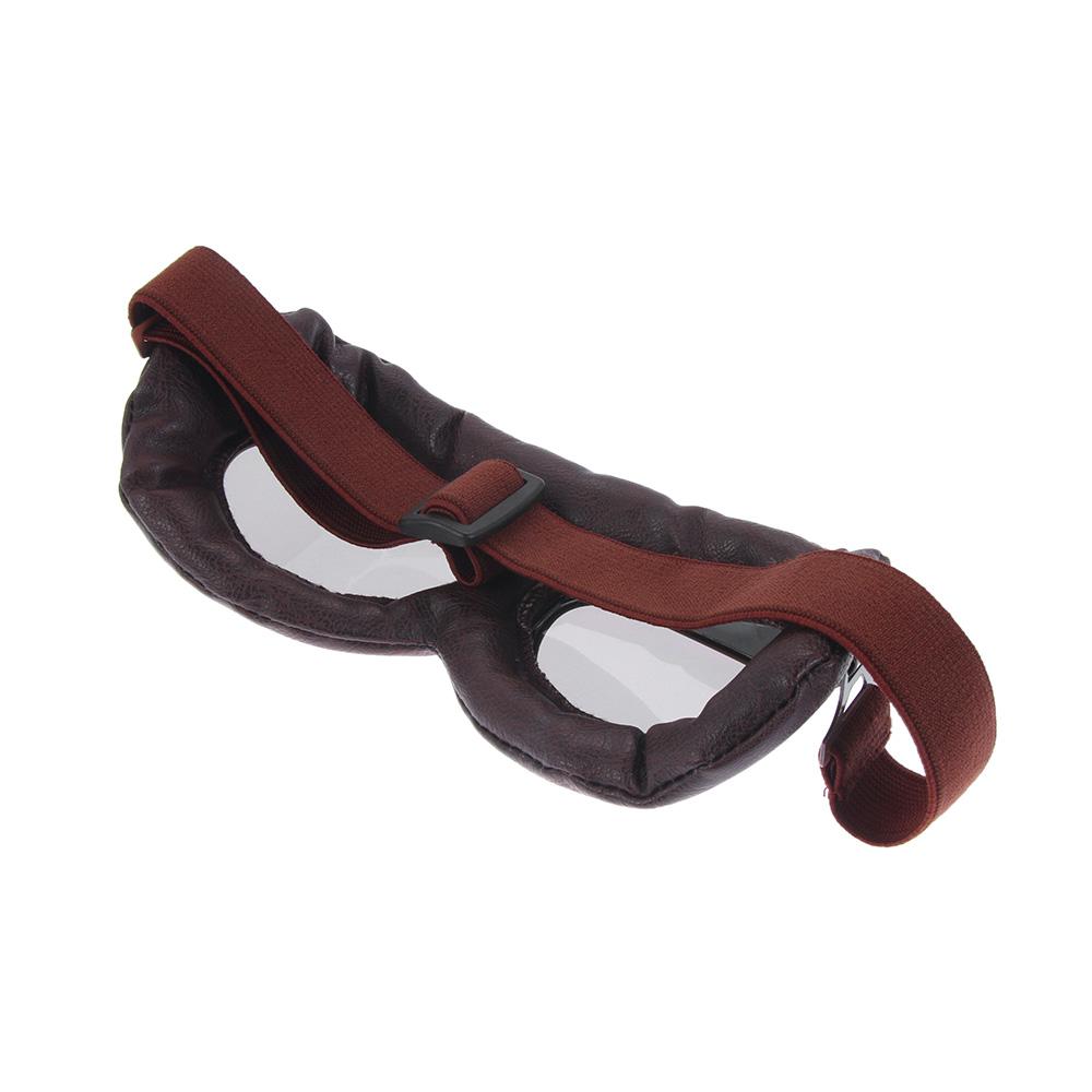 Retro Pilot Goggles Vintage Motor Protective Gear Glasses For Motorcycle Cruiser Cafe Scooter