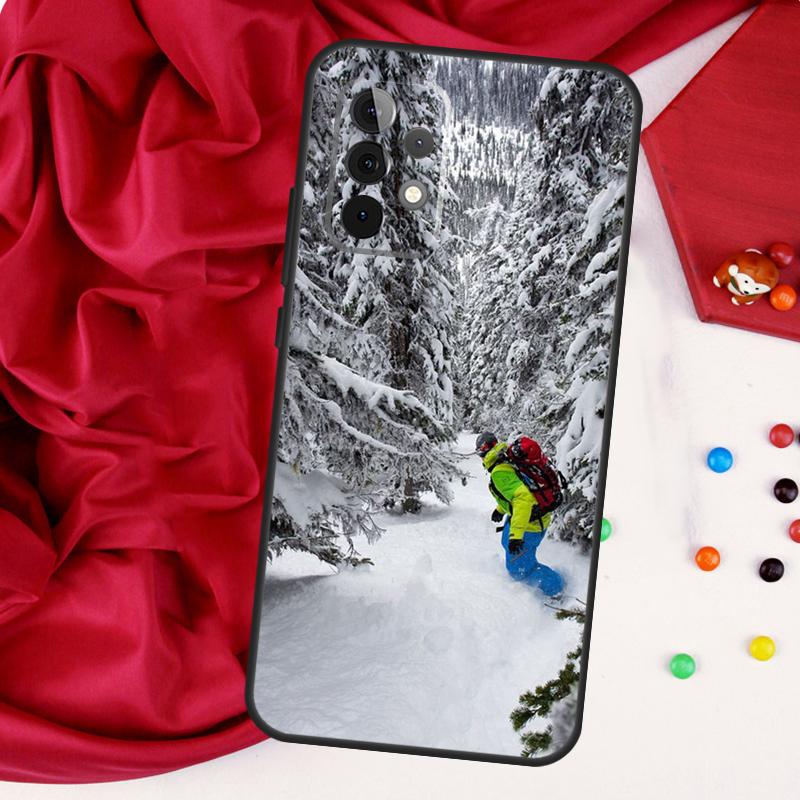 Cool Sports Snowboarding For Samsung Galaxy A15 A55 A53 A33 A35 A22 A32 A52 A54 A34 A14 A56 A36 A26 A16 A05 A06 Case