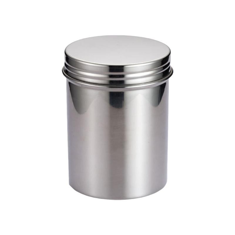 Герметичный нержавеющий стальной контейнер для хранения сухого корма компактный дизайн для кофе чая закусок для путешествий использования на открытом воздухе S 1090₽