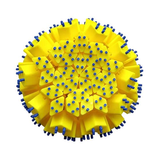 Sea Urchin Stress Relief Toy 3D Printed Movable Ball Sensory Fidget Toy жёлтый
