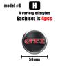 4pcs 56/60/65mm Volkswagen Car Wheel Center Cover Stickers Hub Cap For VW R Golf Touran Octavia Motion GTI Polo Auto AccessoriesNB4