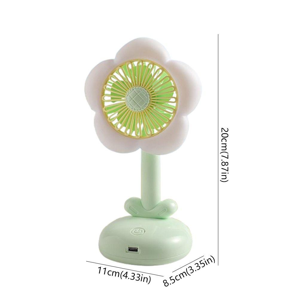 Low Noise Flower Desktop Fan Multifunctional Cooling Fan Durable Air Cooler Summer Gift