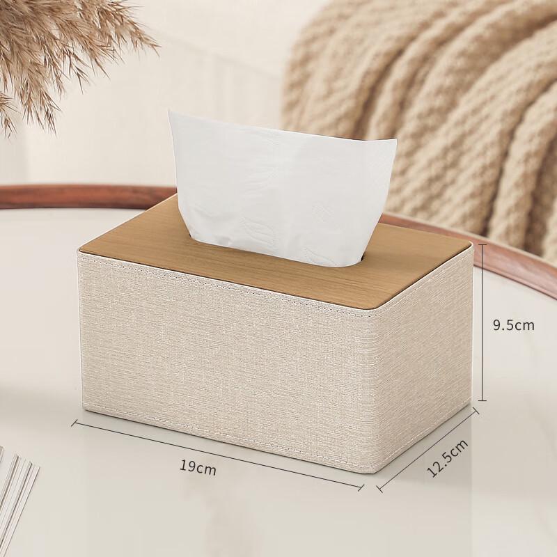 Moshen Faux Leather Tissue Box 3-Piece Set