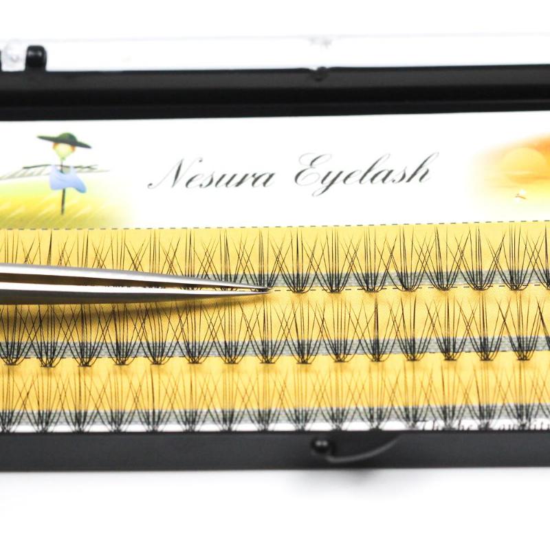 60pcs/box Professional Make-up Single Tufted Eyelash 0.1mm Grafting False Eyelash Extension Beauty Product