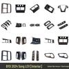 Autocollant Protecteur de Console Centrale en Fibre de Carbone BYD Song LEV 2024-2025