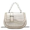 Stone Pattern 225 Summer New Fashion Simple Glossy Pearl Portable Shoulder Small Square Bag