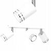 White Ceiling Light Chrome Movable LED GX53 Polish Lamp Spot Spotlight