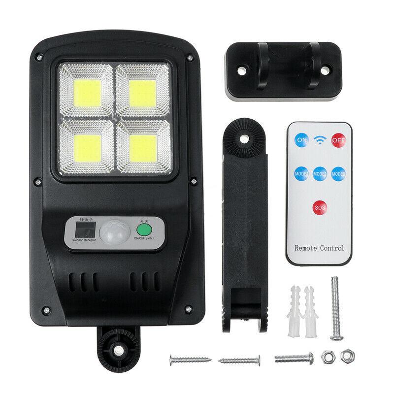 Luz de Calle Solar Lámpara de Pared Exterior Impermeable Sensor de Movimiento PIR Ahorro de Energía Luz Jardín Patio Porche Iluminación de Garaje