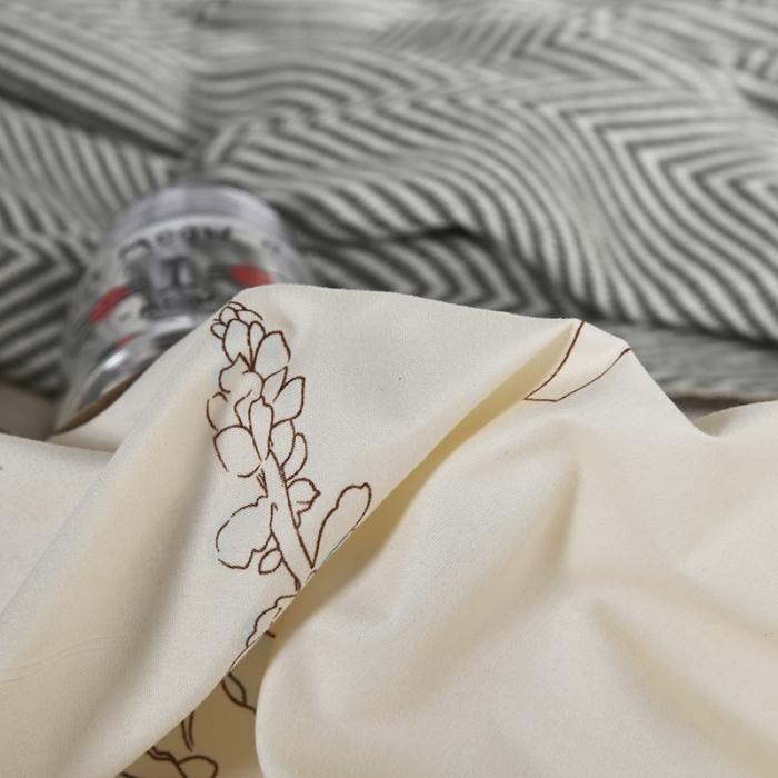 fashion bedding set Pure cotton A/B double-sided pattern Simplicity Bed sheet, quilt cover pillowcase