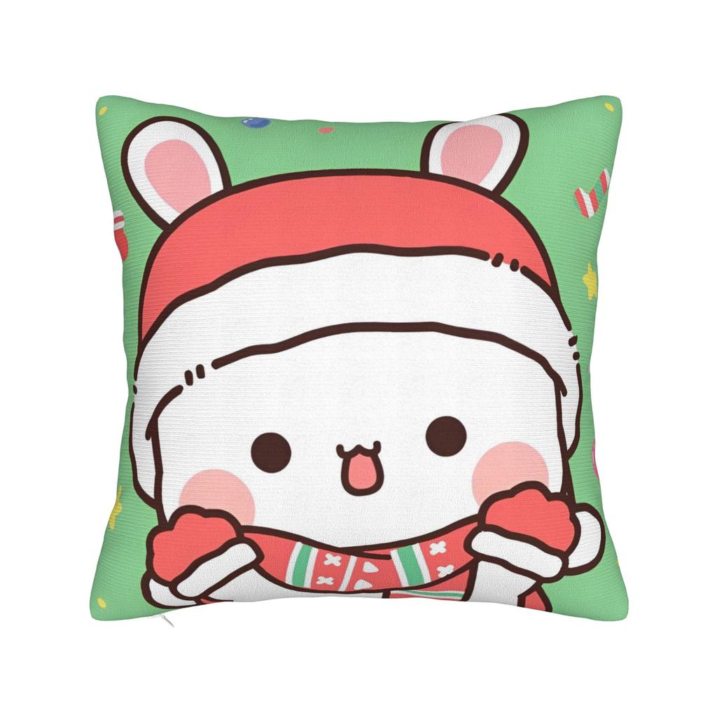 Bubu and Dudu Pillowcase Doublesided Printing Cushion Cover Decorations Merry Christmas Pillow Case Cover Seat Zippered