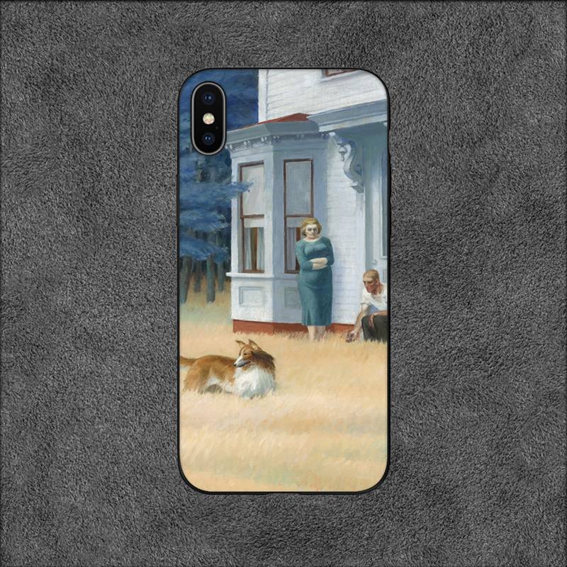 Чехол для телефона Edward Hopper Art для iPhone 11 12 Mini 13 14 Pro XS Max X 8 7 6s Plus 5 SE XR Shell iPhone12PRO