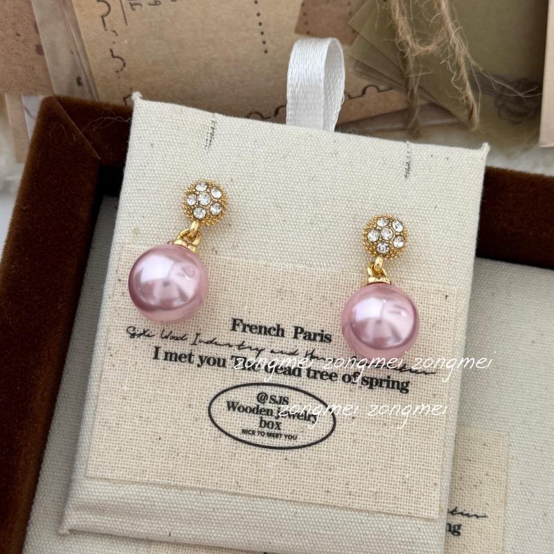 Elegant Pearl & Silver Flower Crown Earrings with Mosquito Coil Holder - Versatile for Autumn/Winter