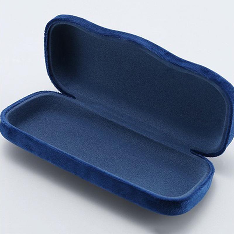 Portable Velvet Glasses Case Large Frame Sunglasses Case Frame Anti-Pressure Glasses Cases Myopia Reading Eyeglasses Storage