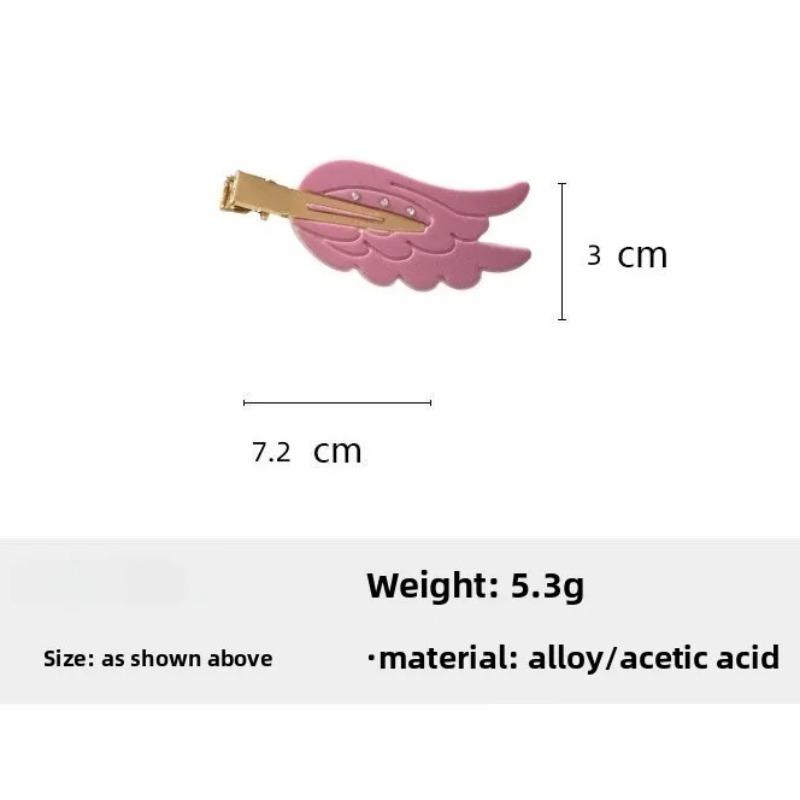 Süße Flügel Haarnadel Lustige Haarnadel Spurlos Haarnadel Dopamin Kosmetikspange Seite Gebrochenes Haar Pony Spange Haaraccessoires