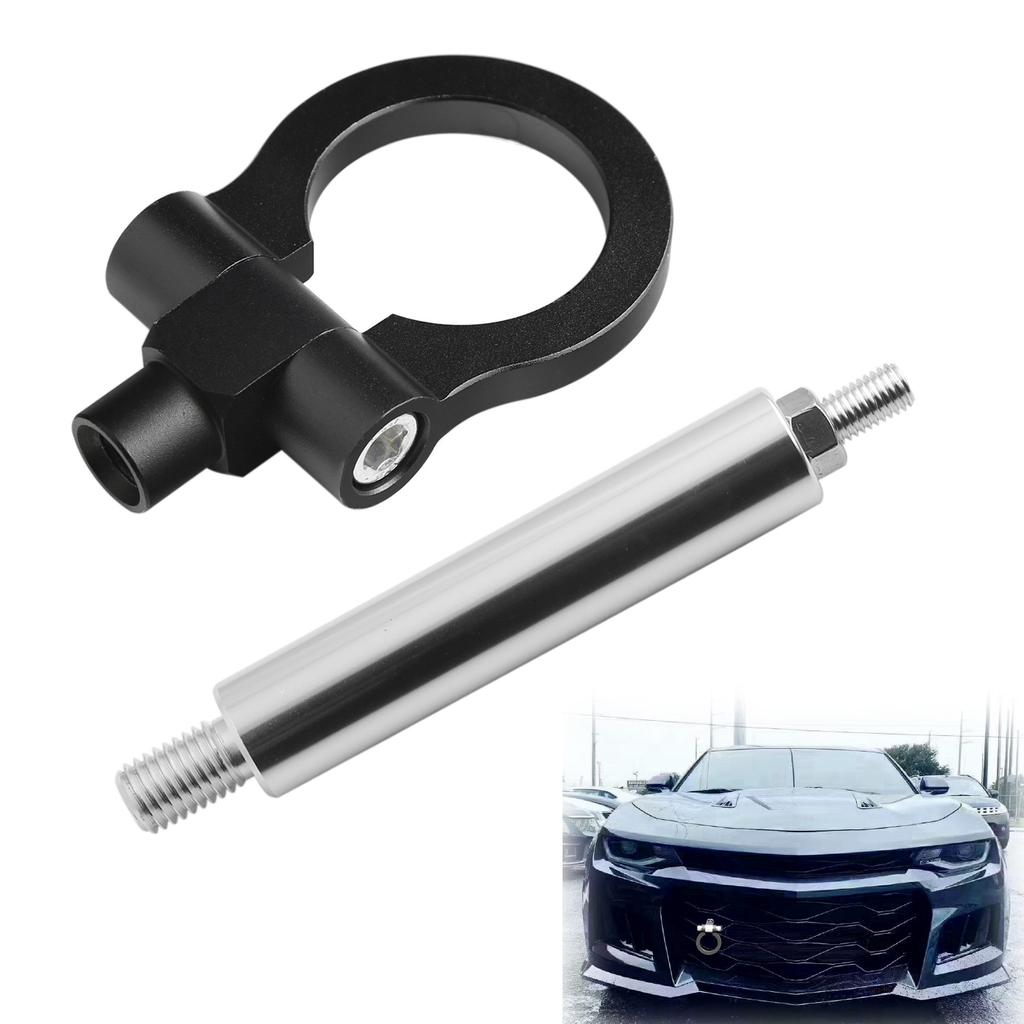 Trailer Hook Decorative Trailer Ring Towing Hook Front Bumper Metal Paint Spraying Traction Hook