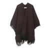 European and American Style Women's Wear: Lazy Style Versatile Tassel Knit Cape Jacket 3739330