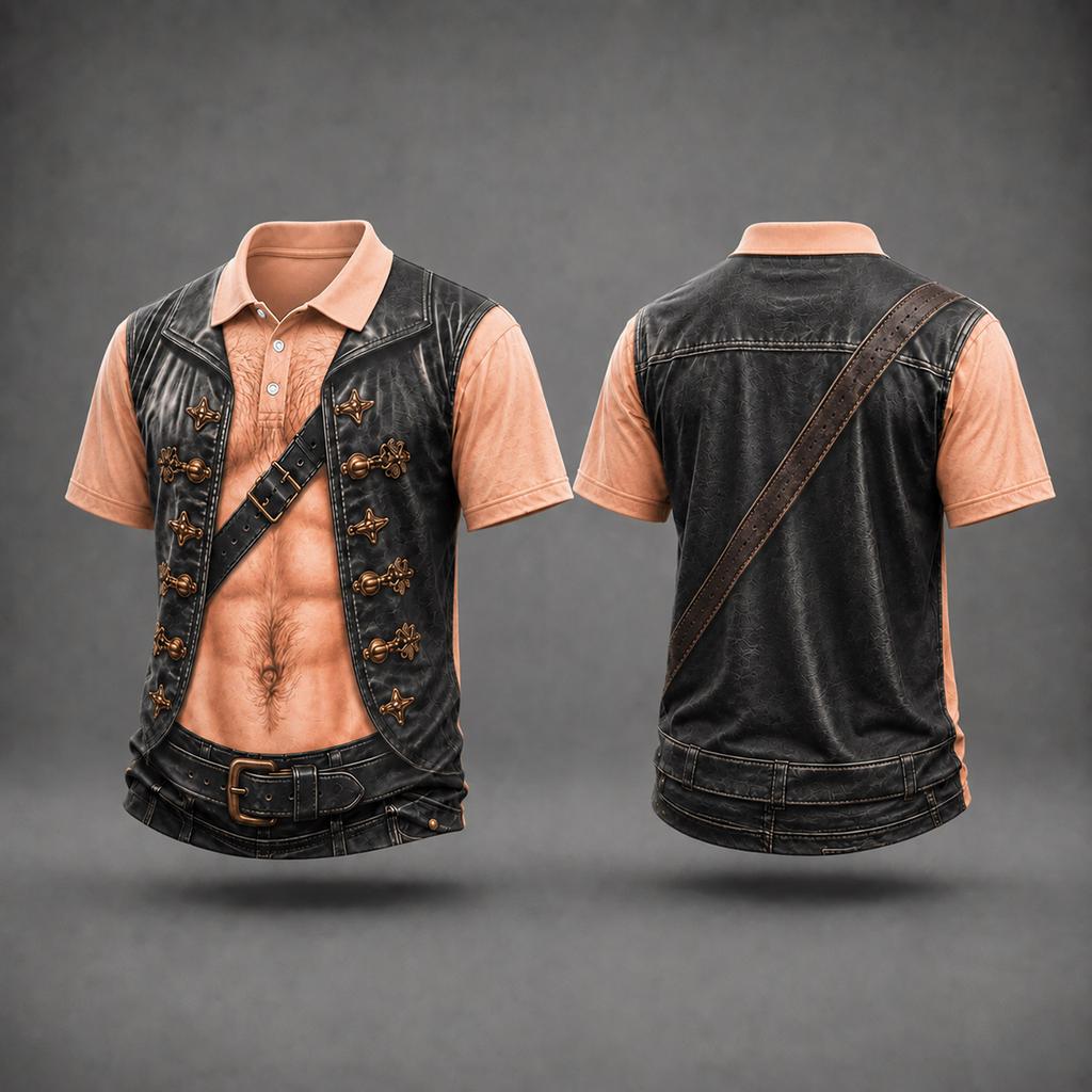 Men's Halloween Funny Letter Print Casual Loose Fit Short Sleeve T-Shirt for Everyday Wear