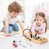 Children's LED Circuit Switch Board - Montessori Educational Busy Board Toy