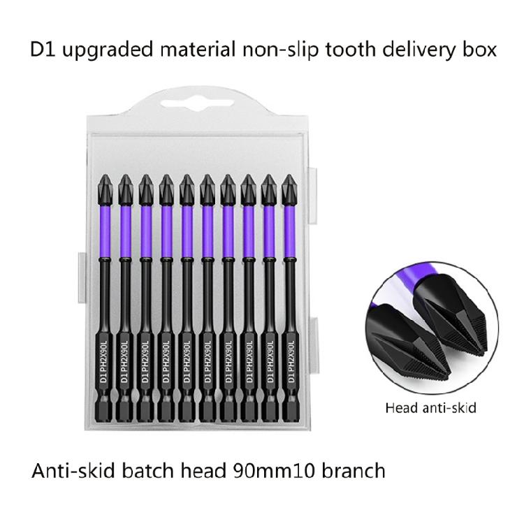10/20Pcs Cross Head Screwdriver Bit Set for Electrician 1/4 Inch Hex Shank
