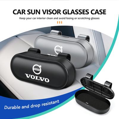 Car Sun Visor Sunglasses Holder Box Anti Scratch Protection Case For V50 S60 XC60 S40 XC40 XC90 V70 XC70 C30 V40 V60
