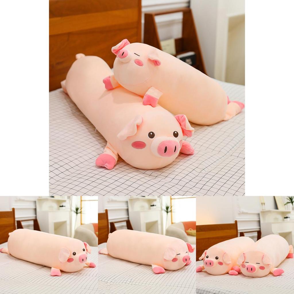 Cuscino da Divano a Forma di Maialino Cartone Animato con Cotone PP Peluche Morbido per Bambini e Ragazzi