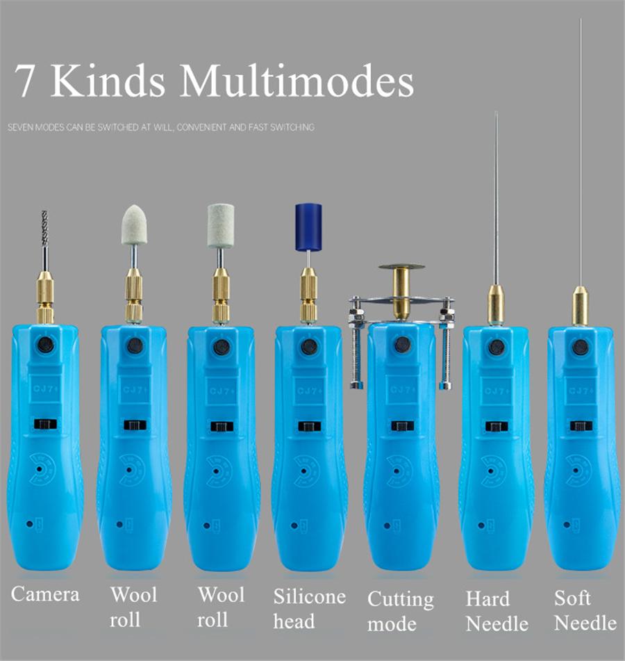 7 IN 1 Rechargeable LCD Glass Screen OCA Electric Glue Remover Machine Tool For Mobile Phone Repair