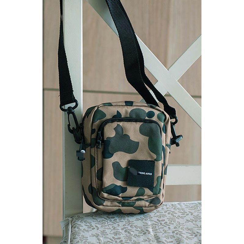 Japanische Zweifarbige Camouflage Umhängetasche - Mini Lässige Handytasche
