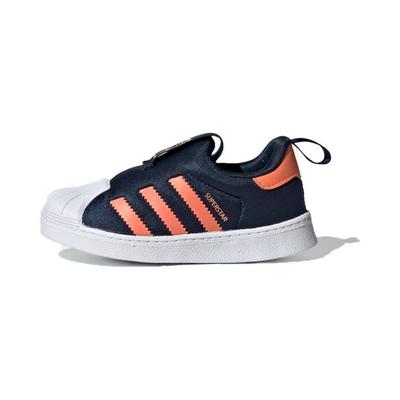 Originals SUPERSTAR 360 I Low Top Skateboard Shoes Blue Orange Infant And Toddler EE6279