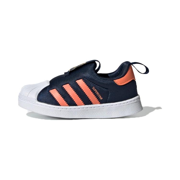 Adidas Originals SUPERSTAR 360 I Low top Skateboard Shoes Blue Orange Infant And Toddler EE6279