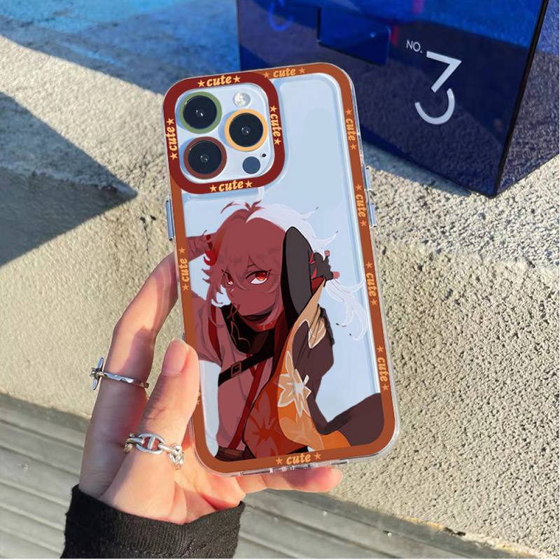 Genshin Impact Kaedehara Kazuha Phone Case for iPhone 11 12 13 Mini Pro Max 14 Pro Max Case Shell