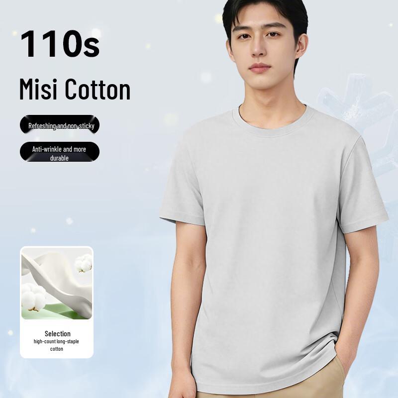 Men s 110S Long-Staple Cotton Cooling Short-Sleeve T-Shirt M
