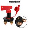 Car Power Switch 12V 24V Red Key Cut Off Battery Vehicle Car Modified Isolator Disconnector