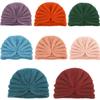 New Baby Fetal Hat, Baby Autumn and Winter Warm Knitted Hat, Children's Wool Hat Turban Hat